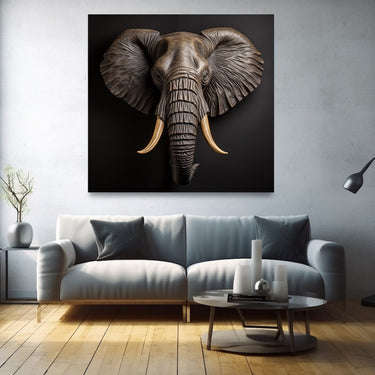 Elephant Portrait Painting